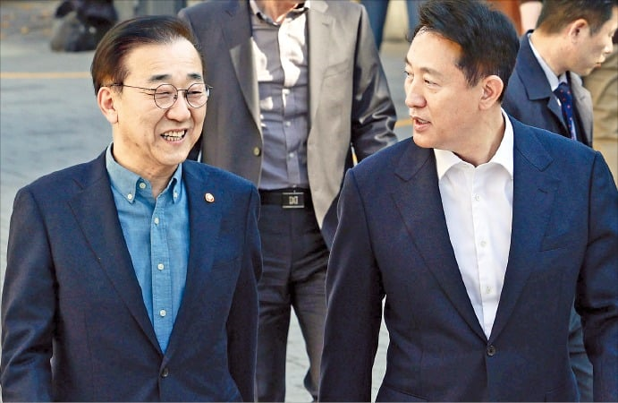 오세훈·김윤덕 비공개 주택공급 회동....